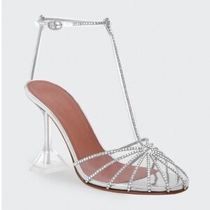 Amina Muaddi Sparkly Shoes !